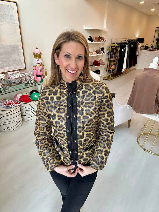 Ciao Milano Lia Leopard Jacket
