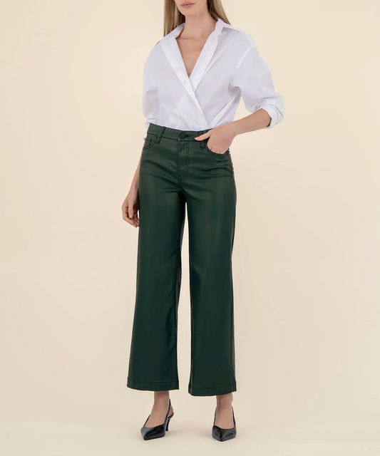 KUT Meg High Rise FAB Wide Leg - Forest