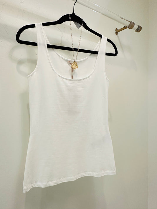 Esqualo Basic Singlet- Off White