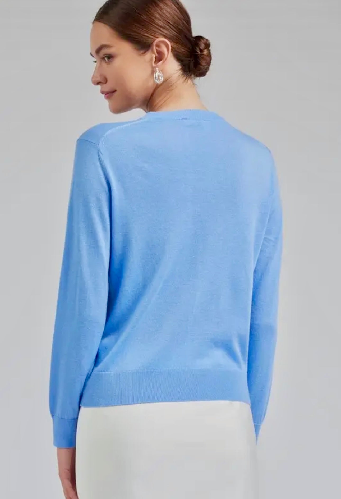 Current Air Round Neck Sweater Blue