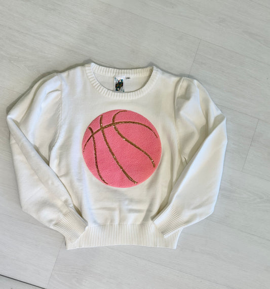 Queen of Sparkles Basketball sweater