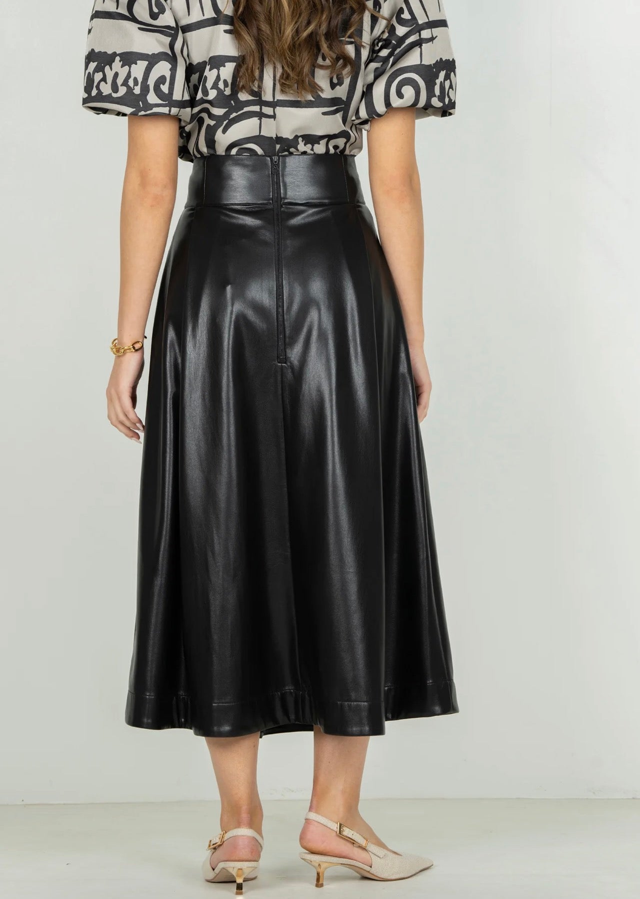 Emily McCarthy Dotty Skirt - Black