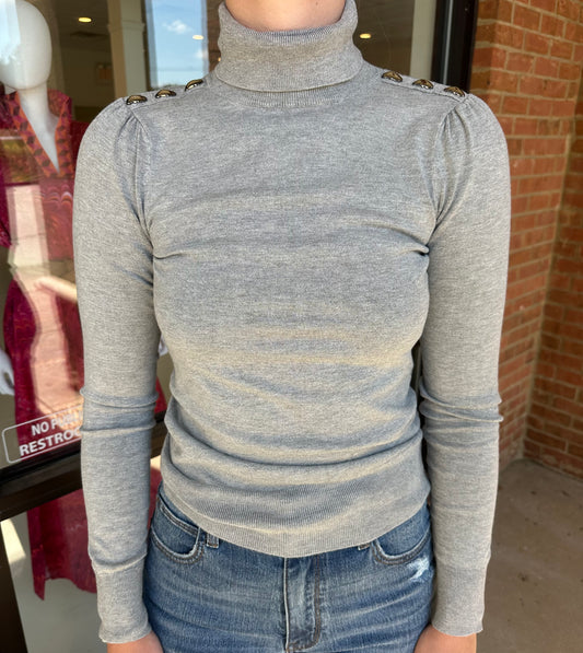 Esqualo Basic Knit Sweater - Grey