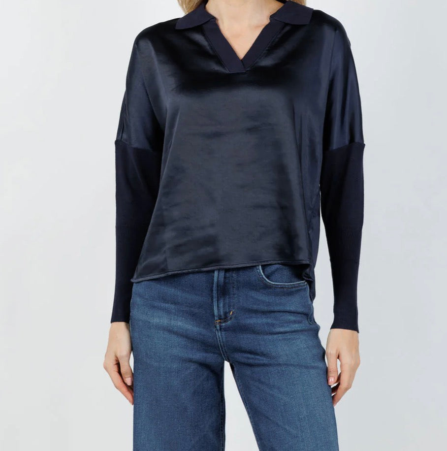 Melissa Nepton Tina Top - Deep Navy