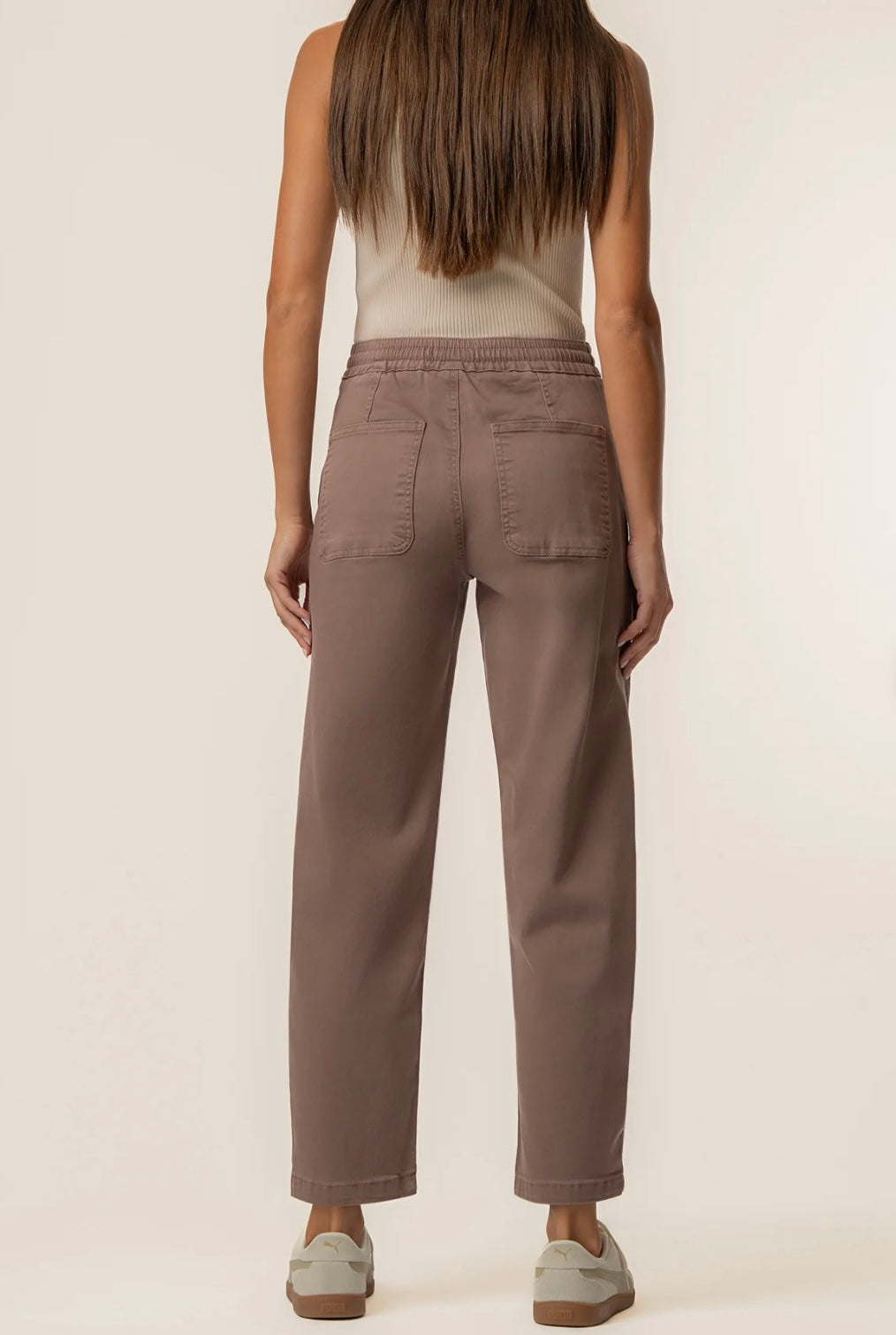 KUT Ashley High Rise Relaxed Jean - Mocha