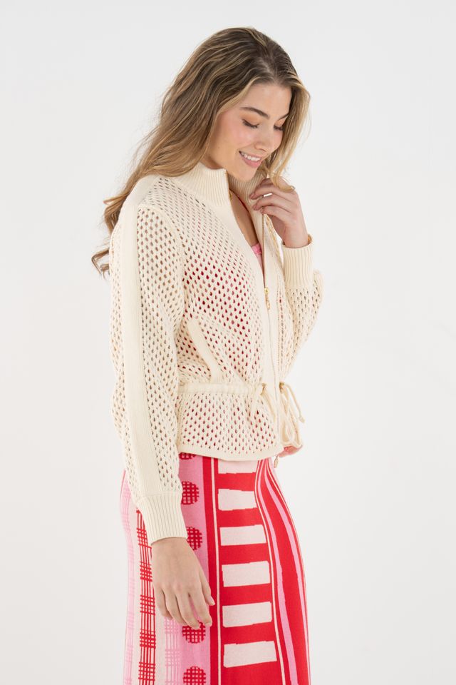 Emily McCarthy Bailey Bomber - Sandshell Knit