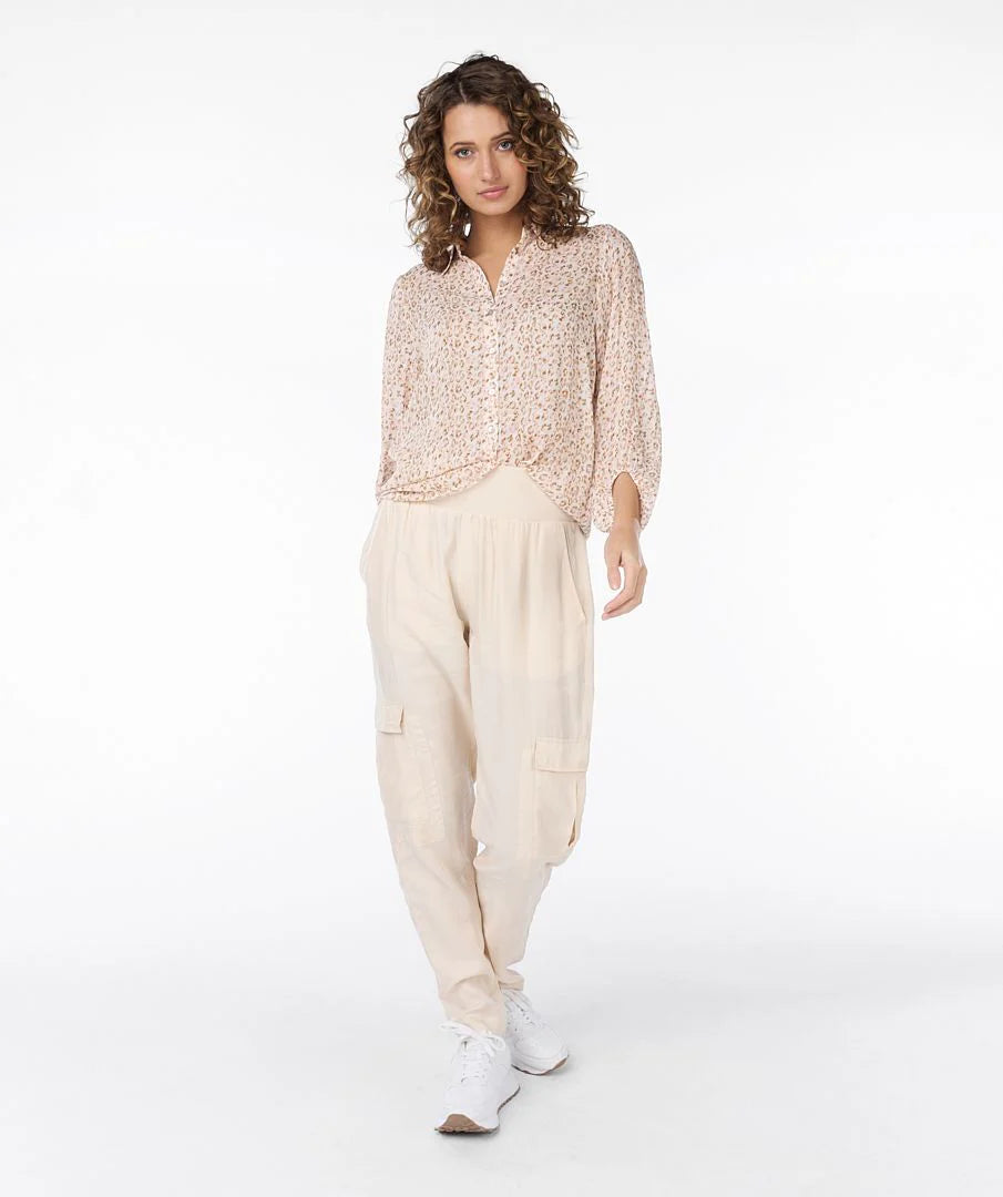 Esqualo Ribbed Cupro Trousers