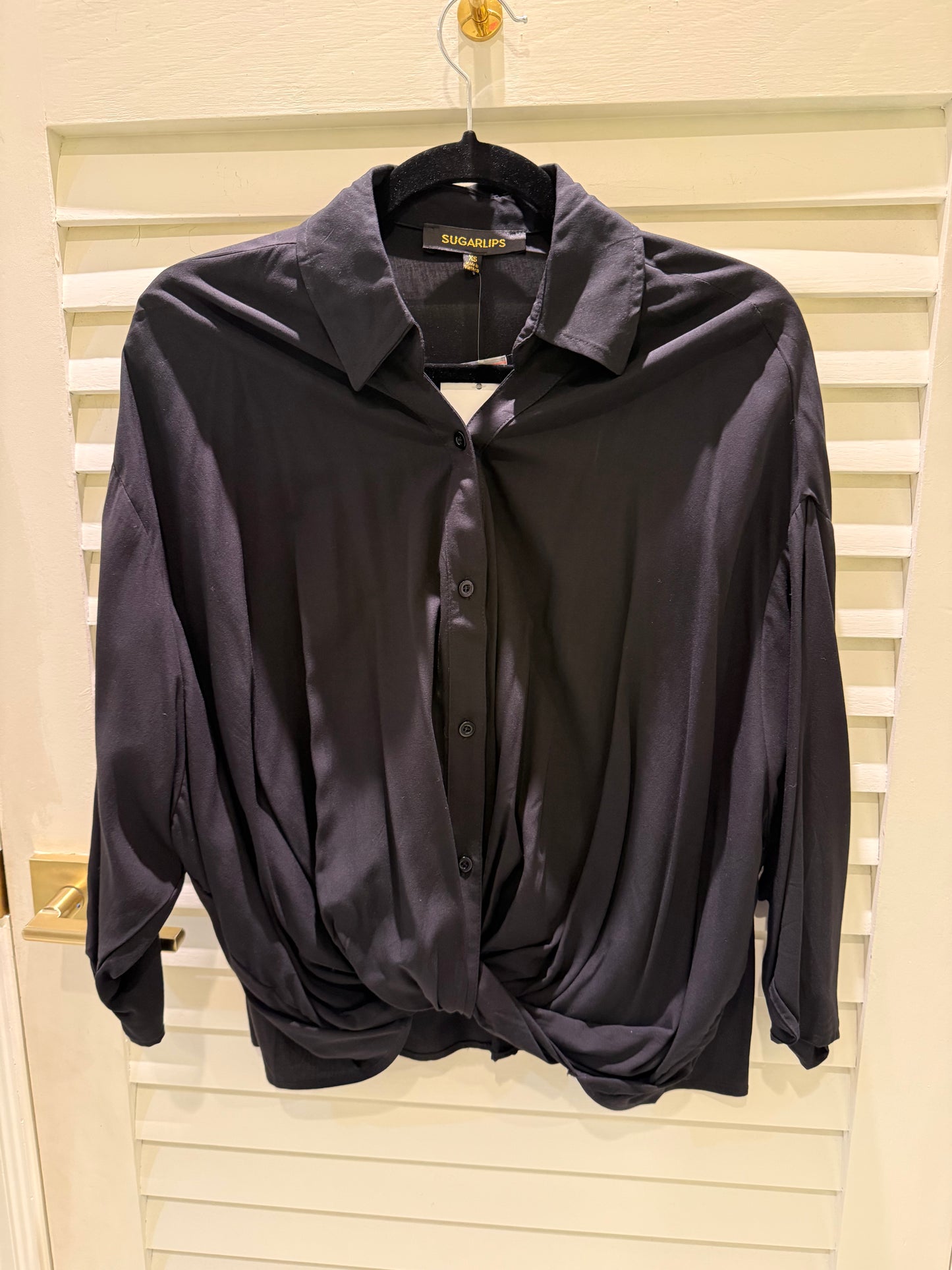 Sugarlips Poetic Love Top-Black