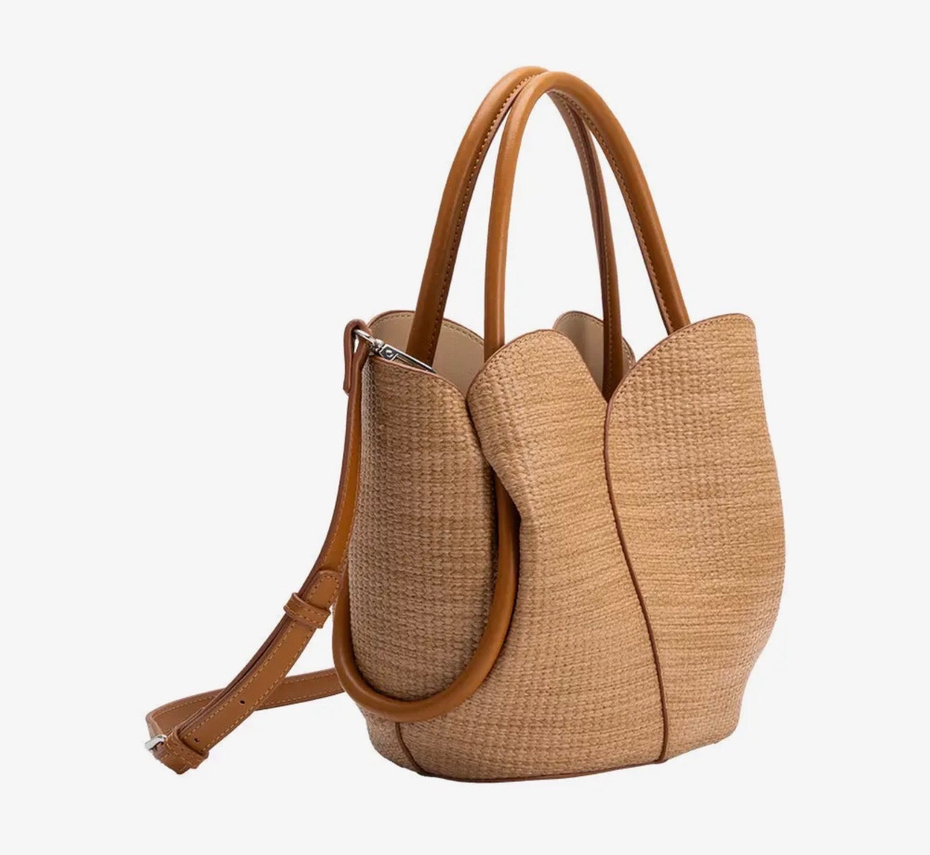 Melie Bianco Mini Tulip Top Handle Bag