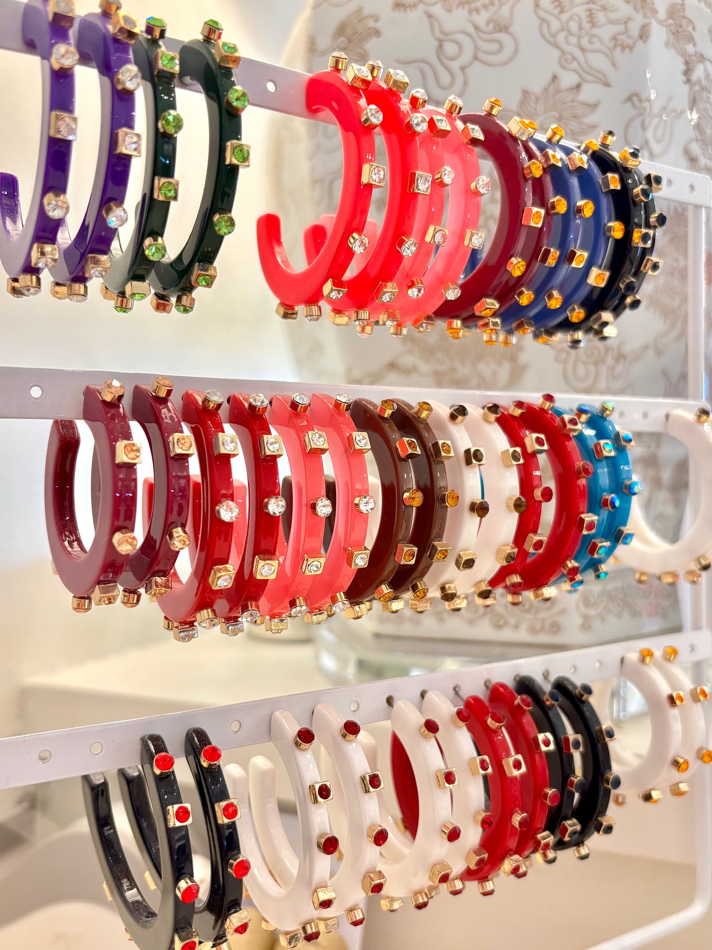 Smith & Co Rhinestone Hoops