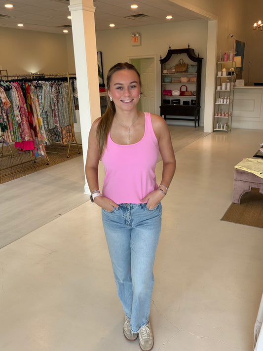 Esqualo Basic Singlet - Pink