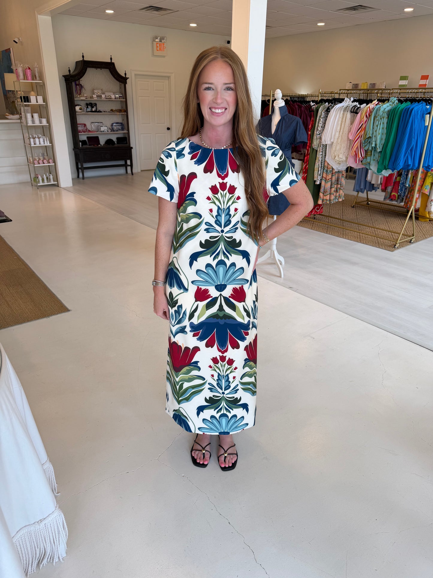 Mestiza Adria Convertible Midi Dress - Ornamented Lattice