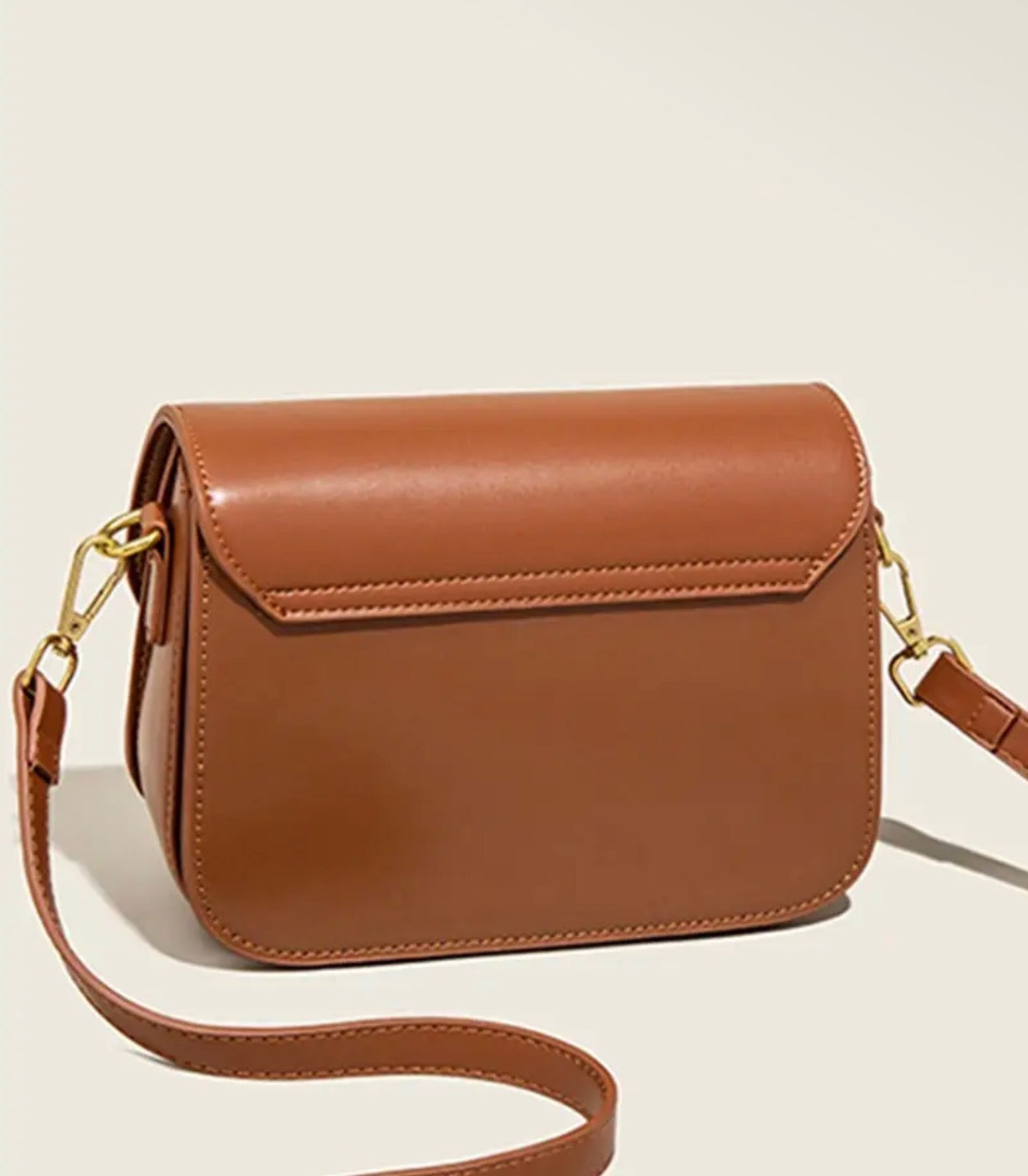 EAB Favorites Dandy Square Shoulder Bag- Brown