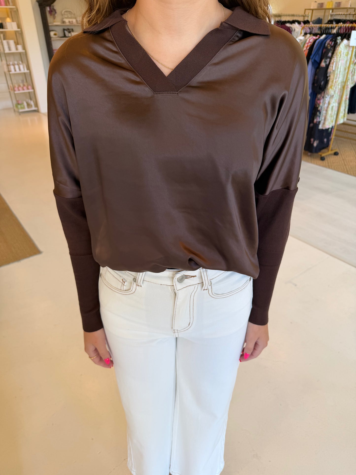Melissa Nepton Tina Top- Brown