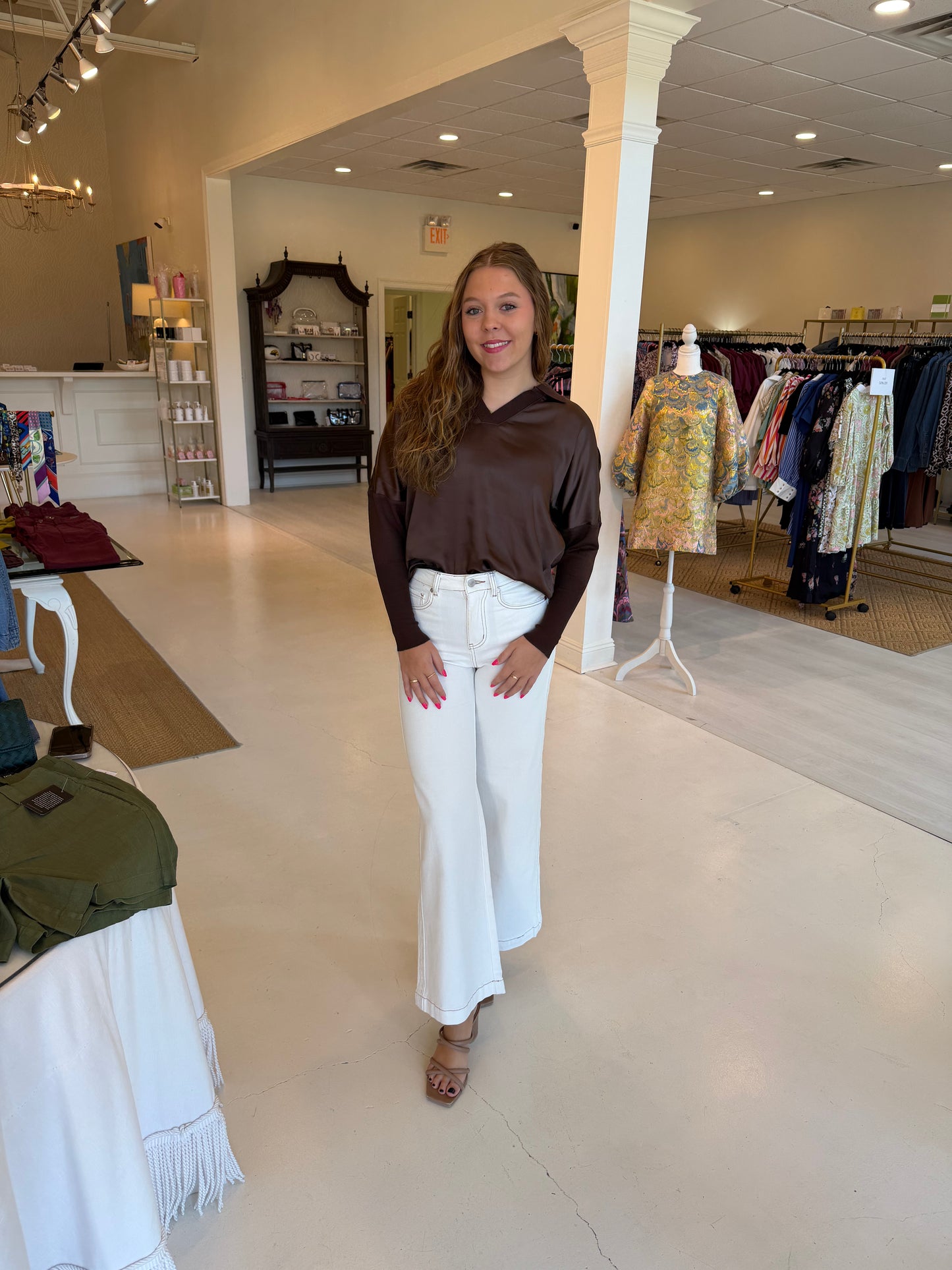 Melissa Nepton Tina Top- Brown