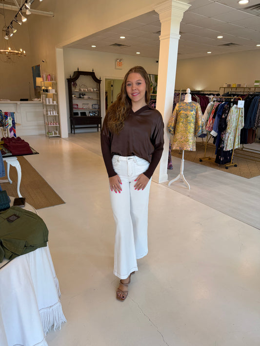 Melissa Nepton Tina Top- Brown