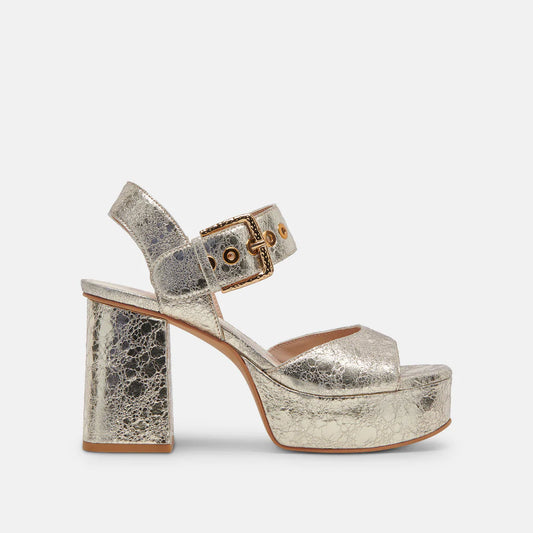 Dolce Vita Bobby Heels - Platinum Leather