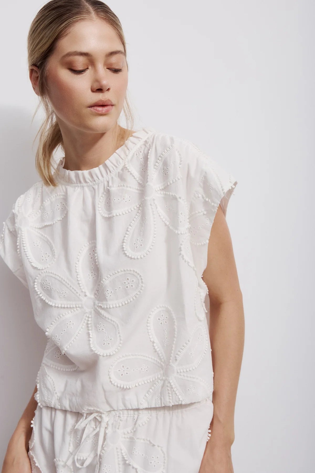 Melissa Nepton Licia Top - Off-White