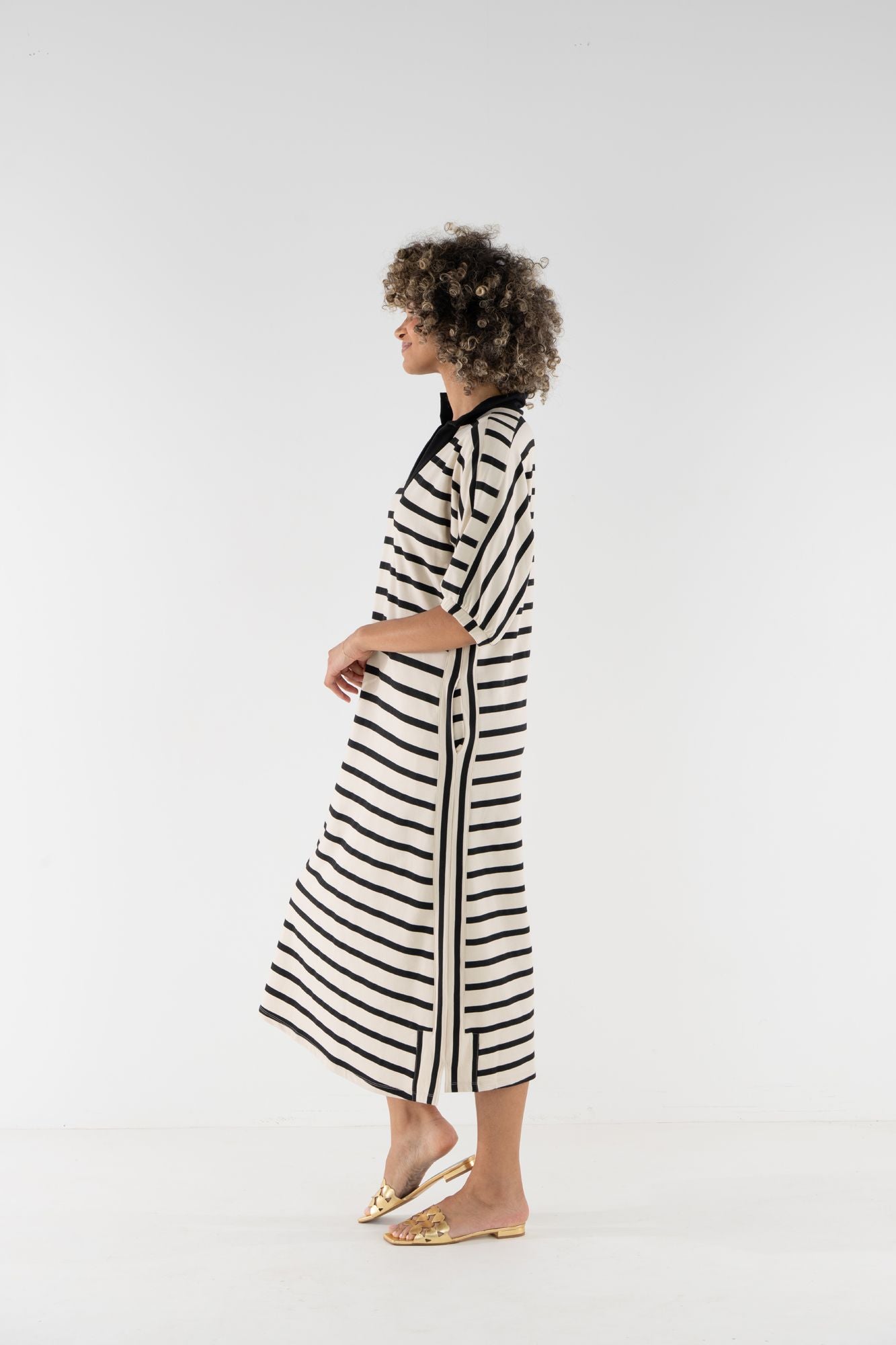 Emily McCarthy Poppy Maxi - Cafe Stripe