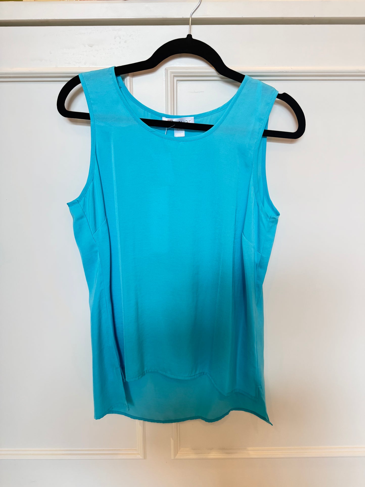 Renuar Woven Tank Top Turquoise