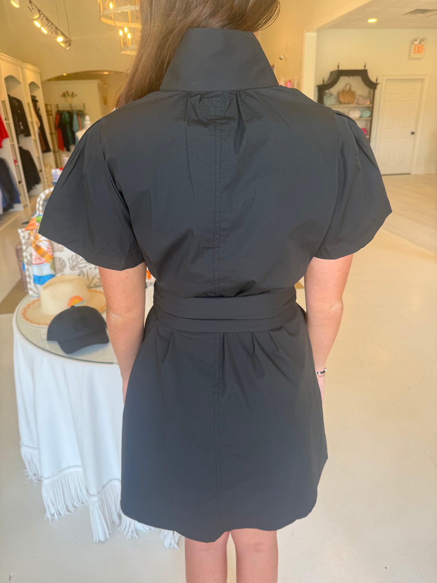 Holly Shae Brooke Dress- Solid Black