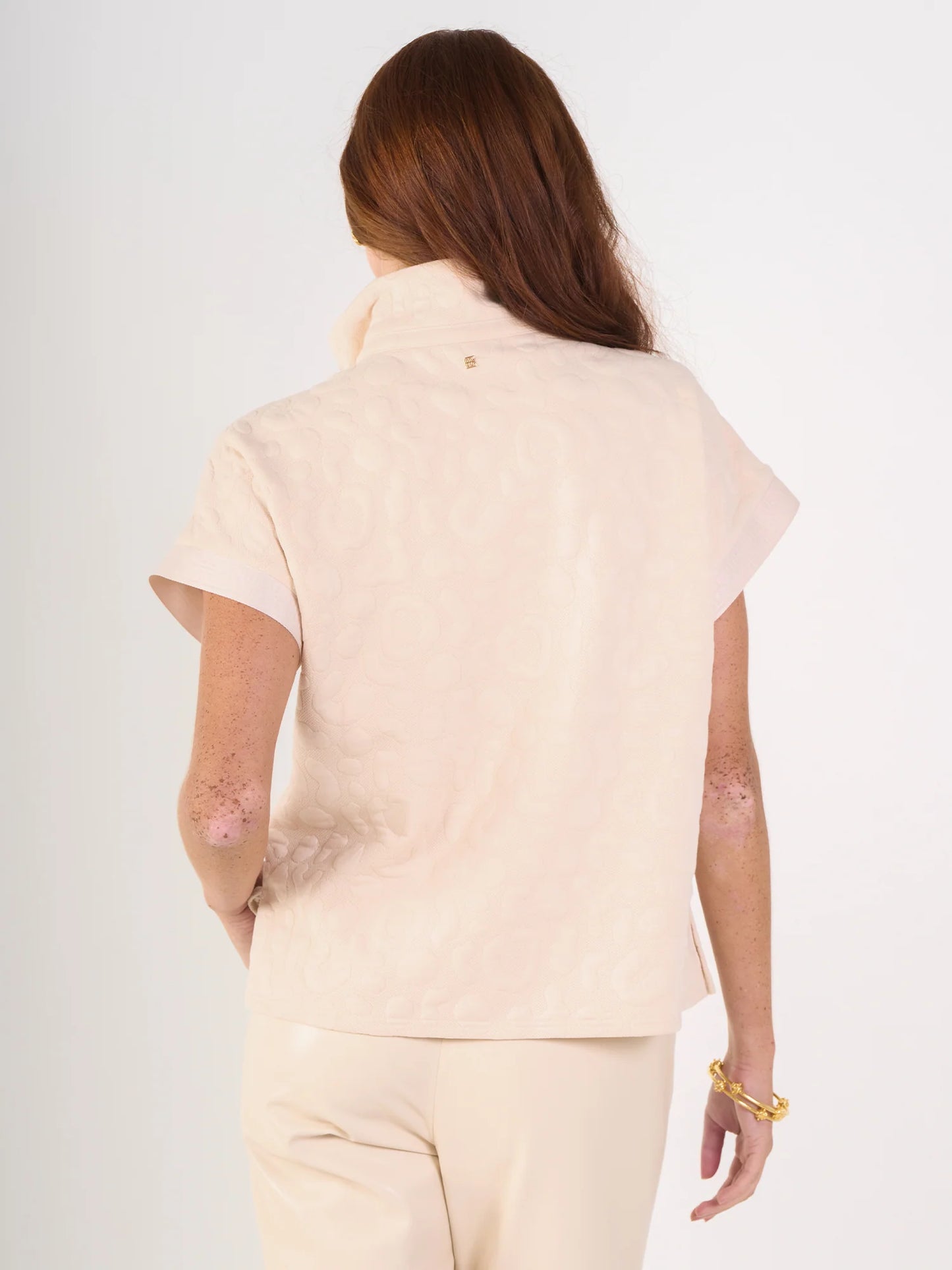 Emily McCarthy Poppy Pullover Sandstone Cheetah