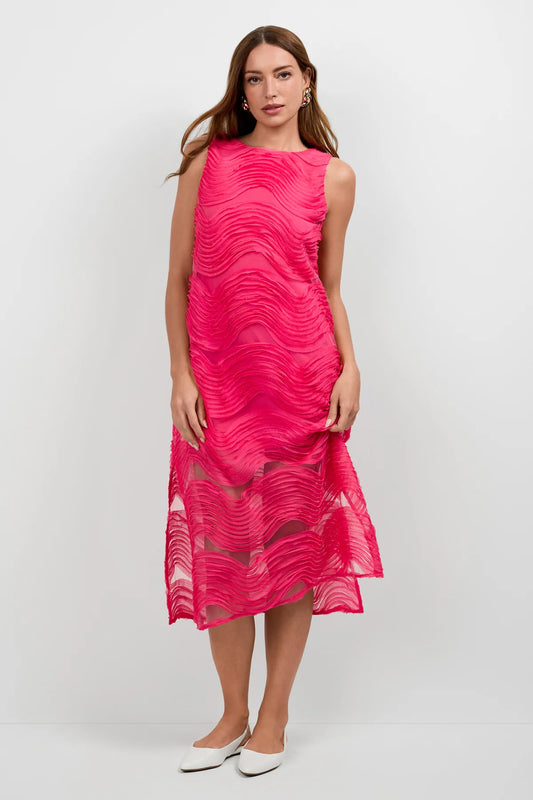 Trina Turk Belisama Dress Magenta Pink