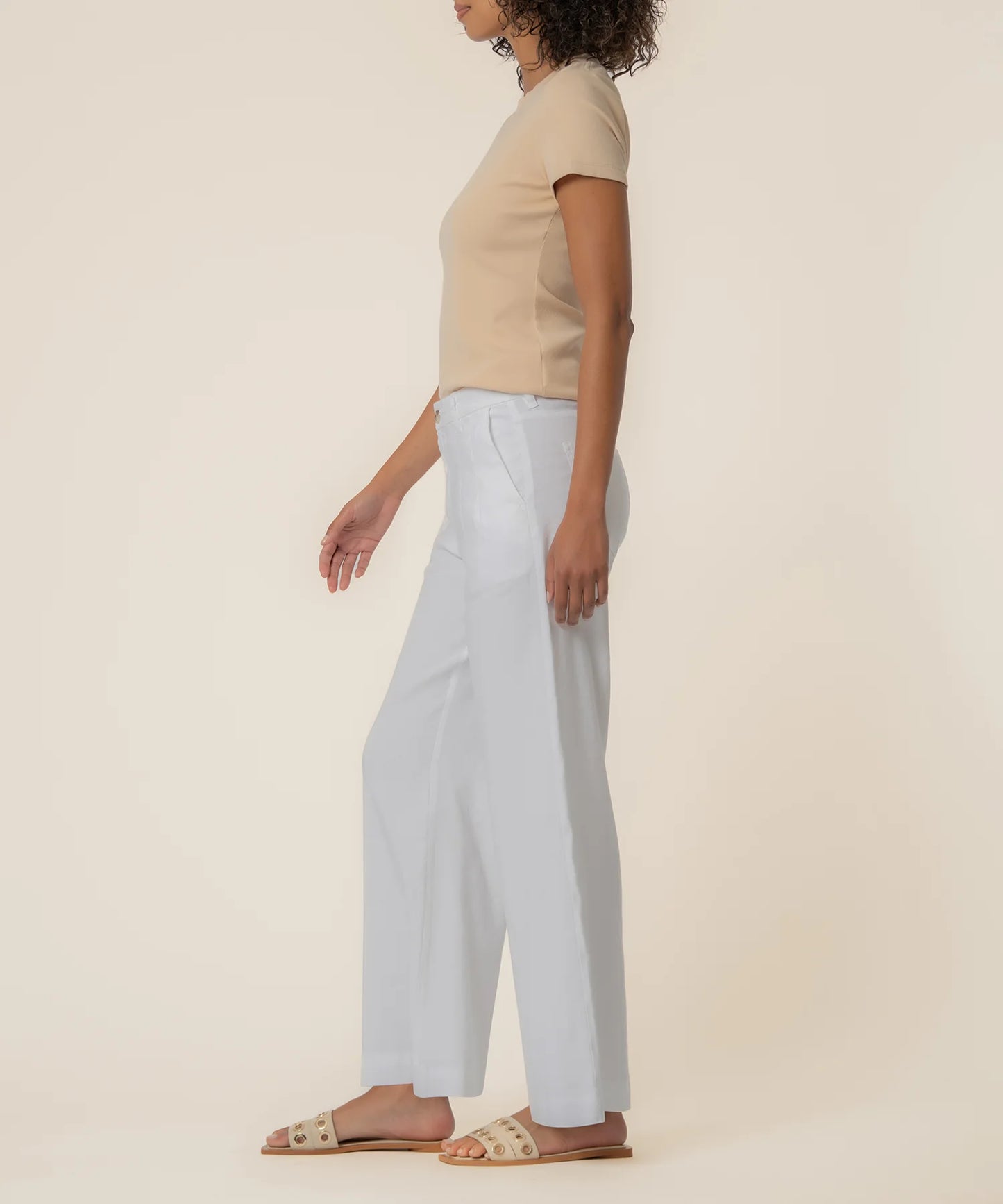 KUT Meg High Rise Wide Straight Leg Trouser