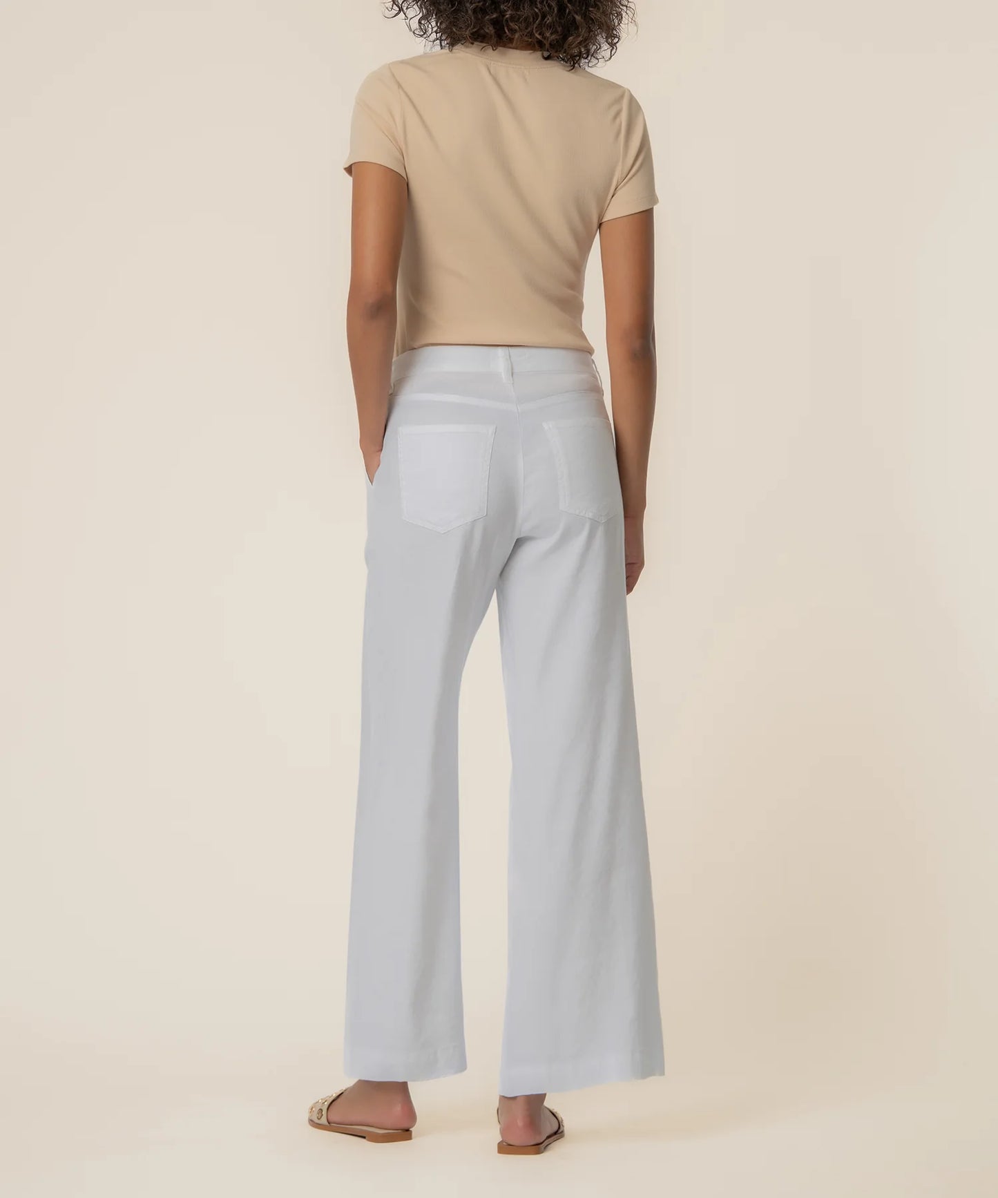 KUT Meg High Rise Wide Straight Leg Trouser