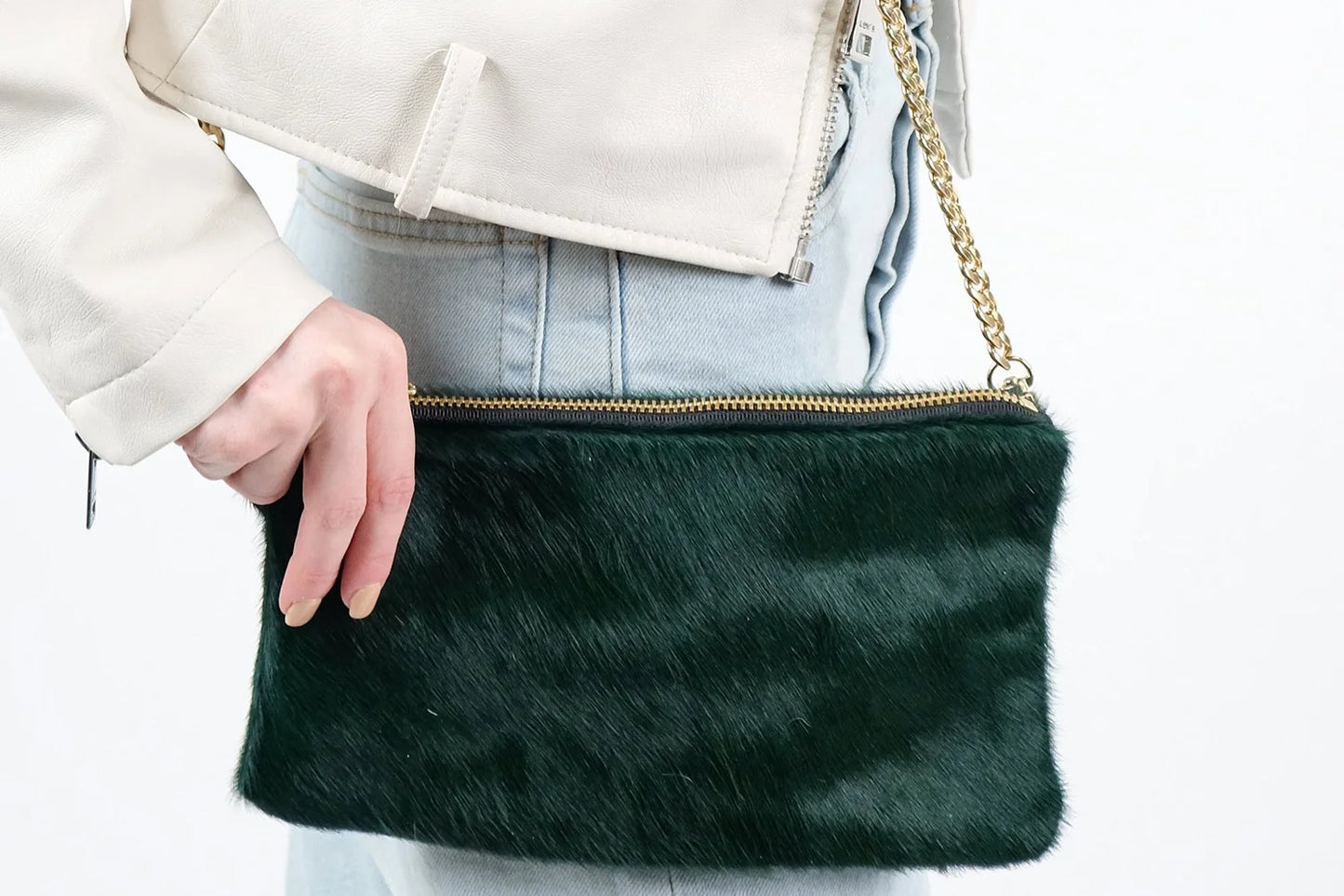 EAB Favorites Faux Fur Crossbody Purse