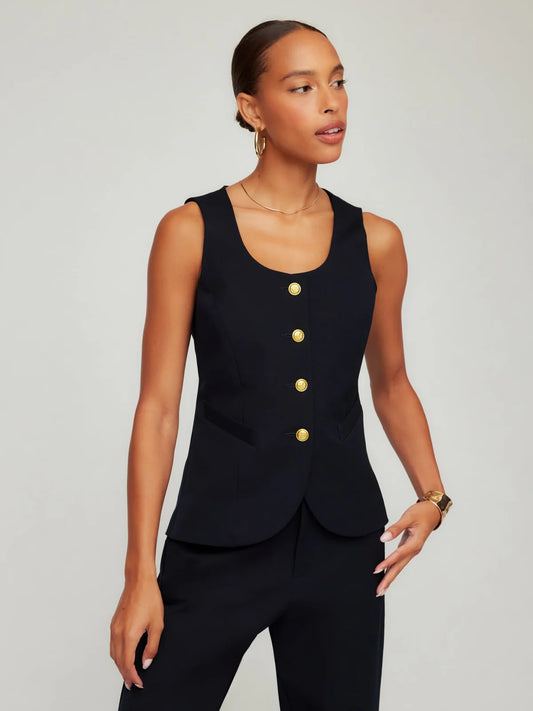 Fifteen Twenty June vest navy