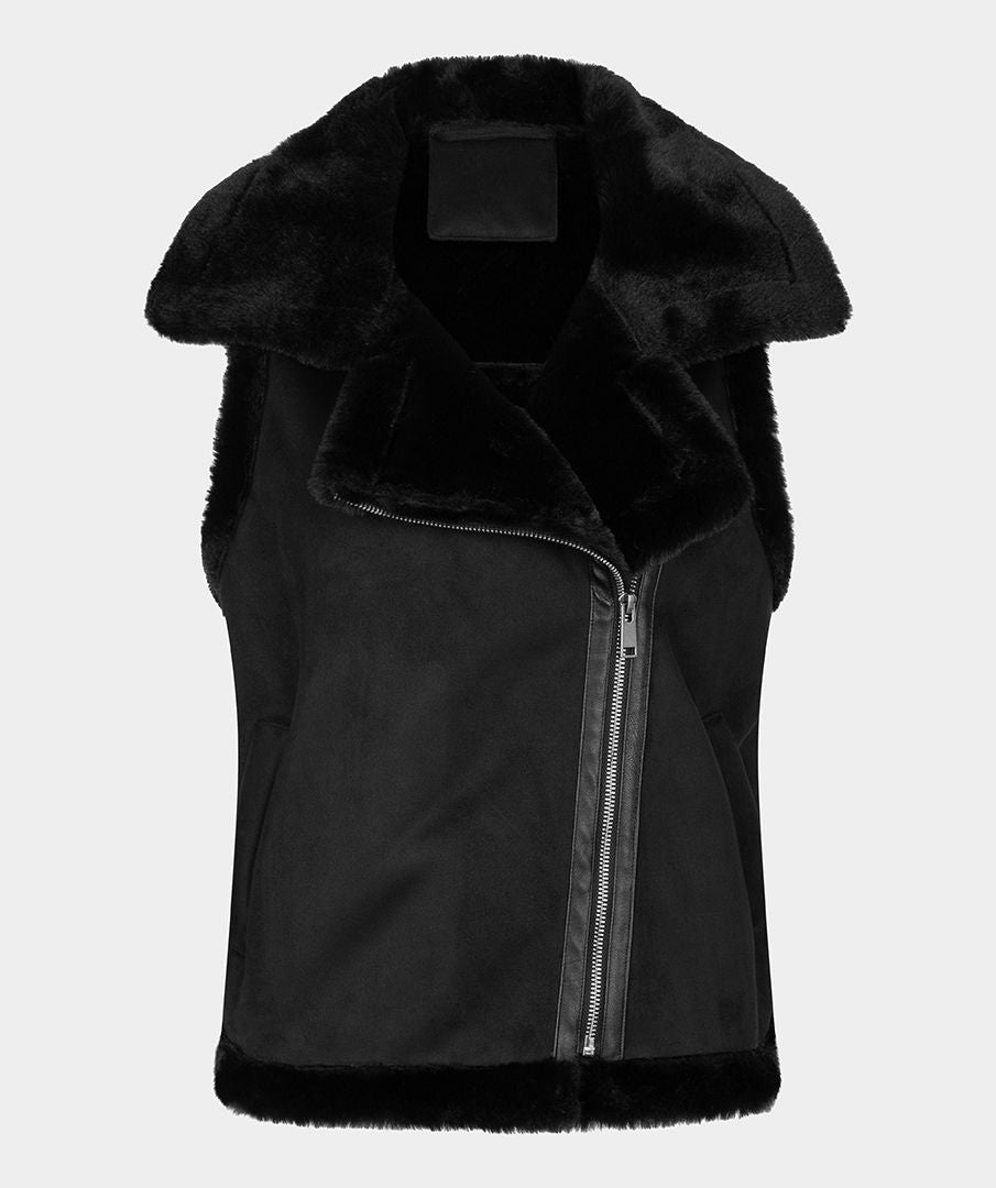 Esqualo Gilet Faux Fur Vest