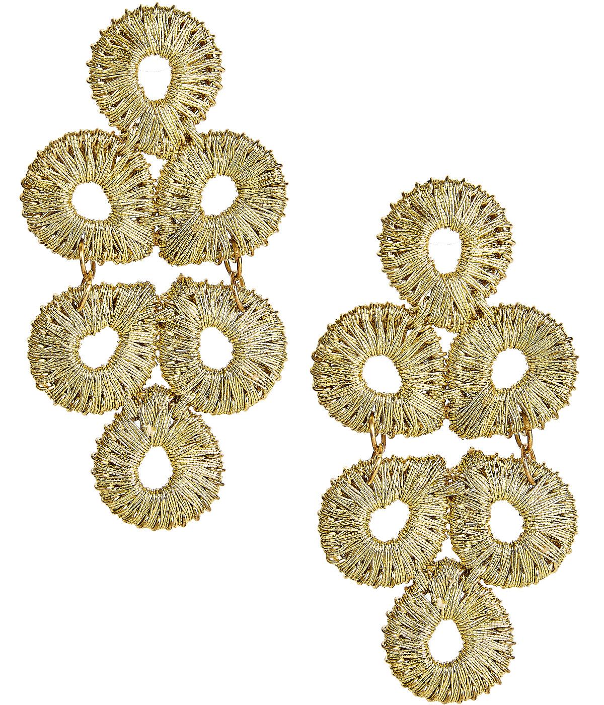 Lisi Lerch Ginger Straw Earring-Gold