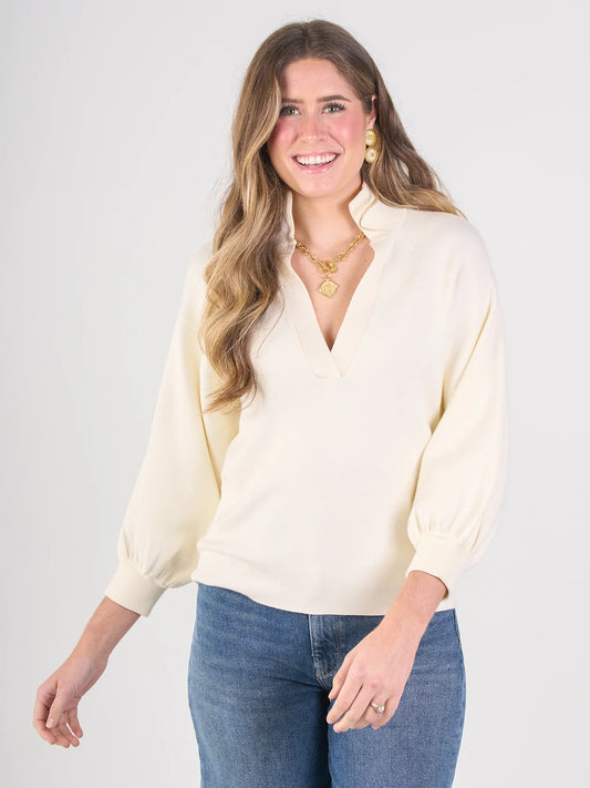 Emily McCarthy Lolli Sweater sand shell