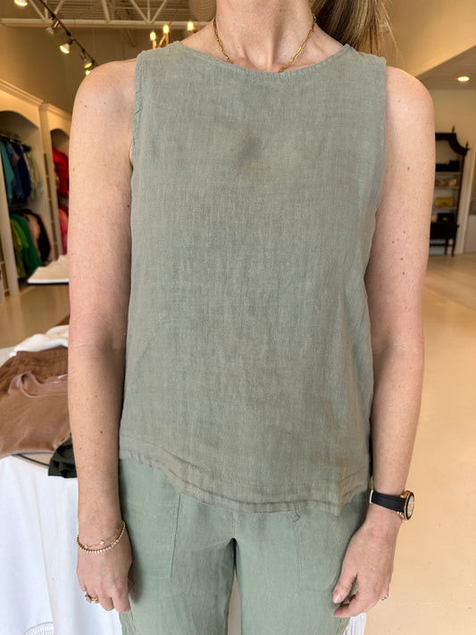 Charlie B Collection Celadon Tank Side Buttons