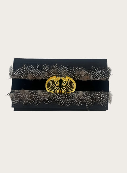 Garland Bag Feather Clutch