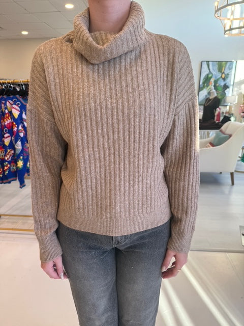 Esqualo Ribbed Sweater - Sand