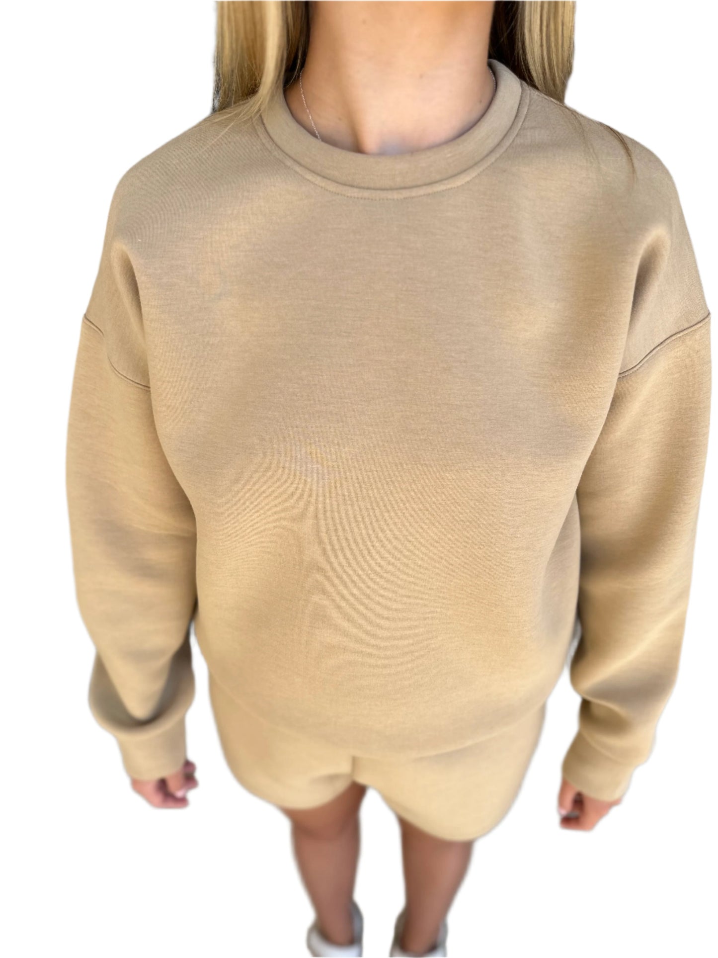 EAB Favorites Toffee Scuba Pullover