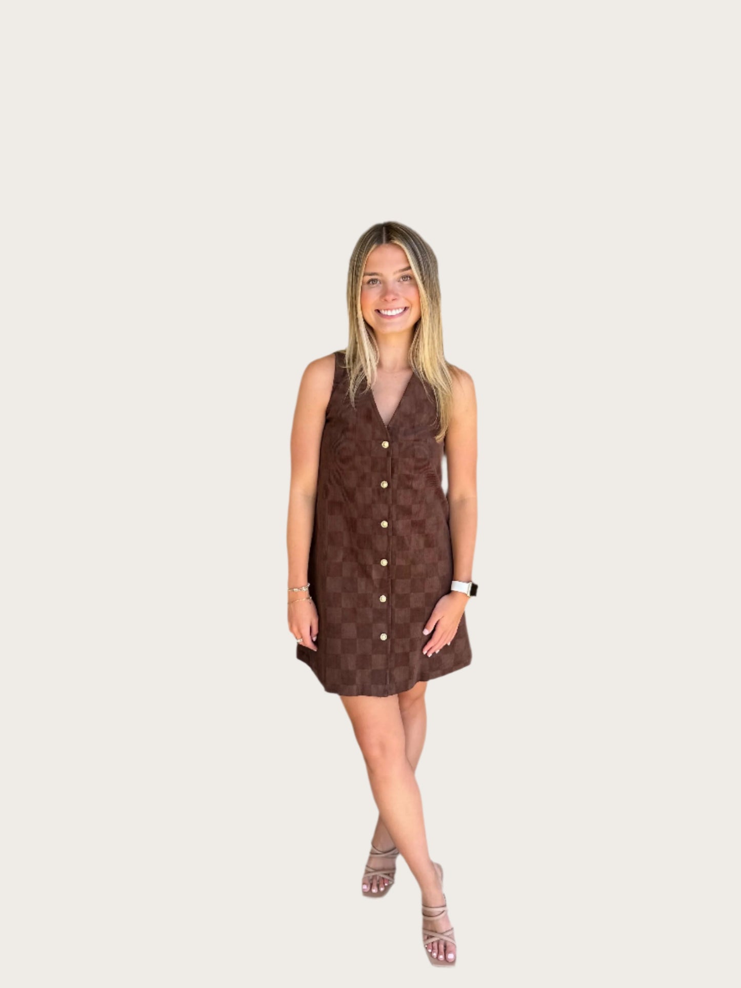 Smith and Quinn Dorothy Dress- Oak Check