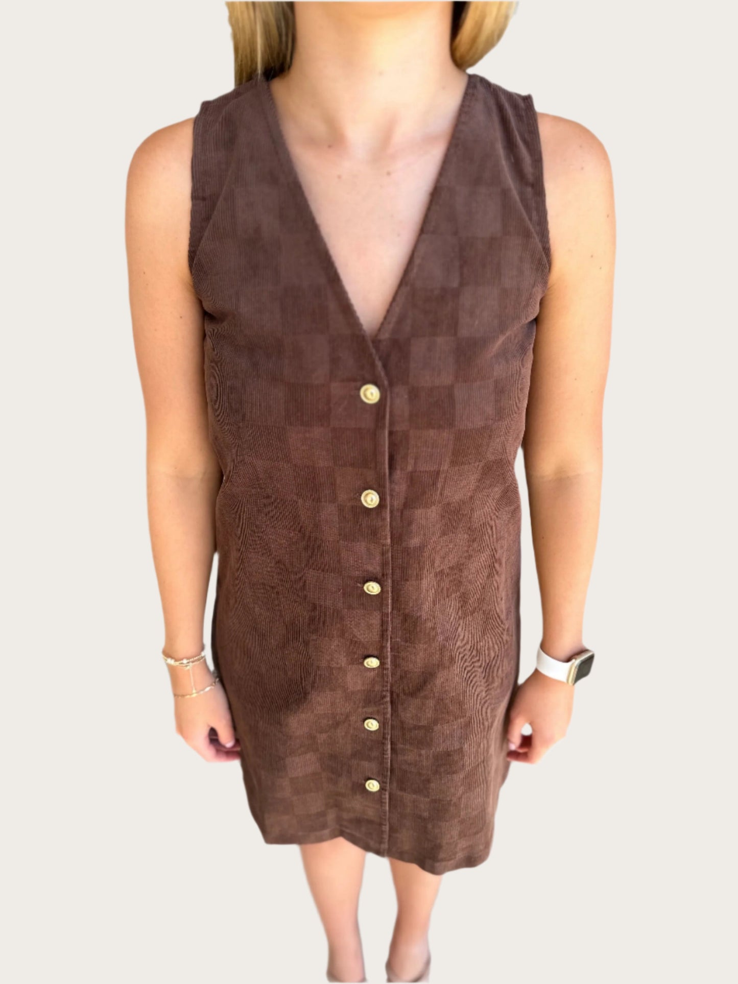 Smith and Quinn Dorothy Dress- Oak Check