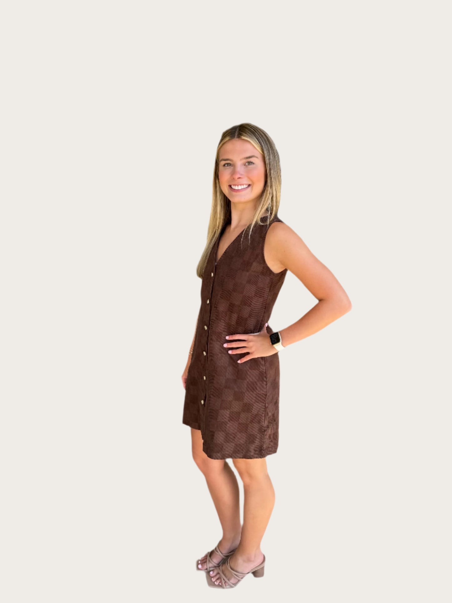 Smith and Quinn Dorothy Dress- Oak Check