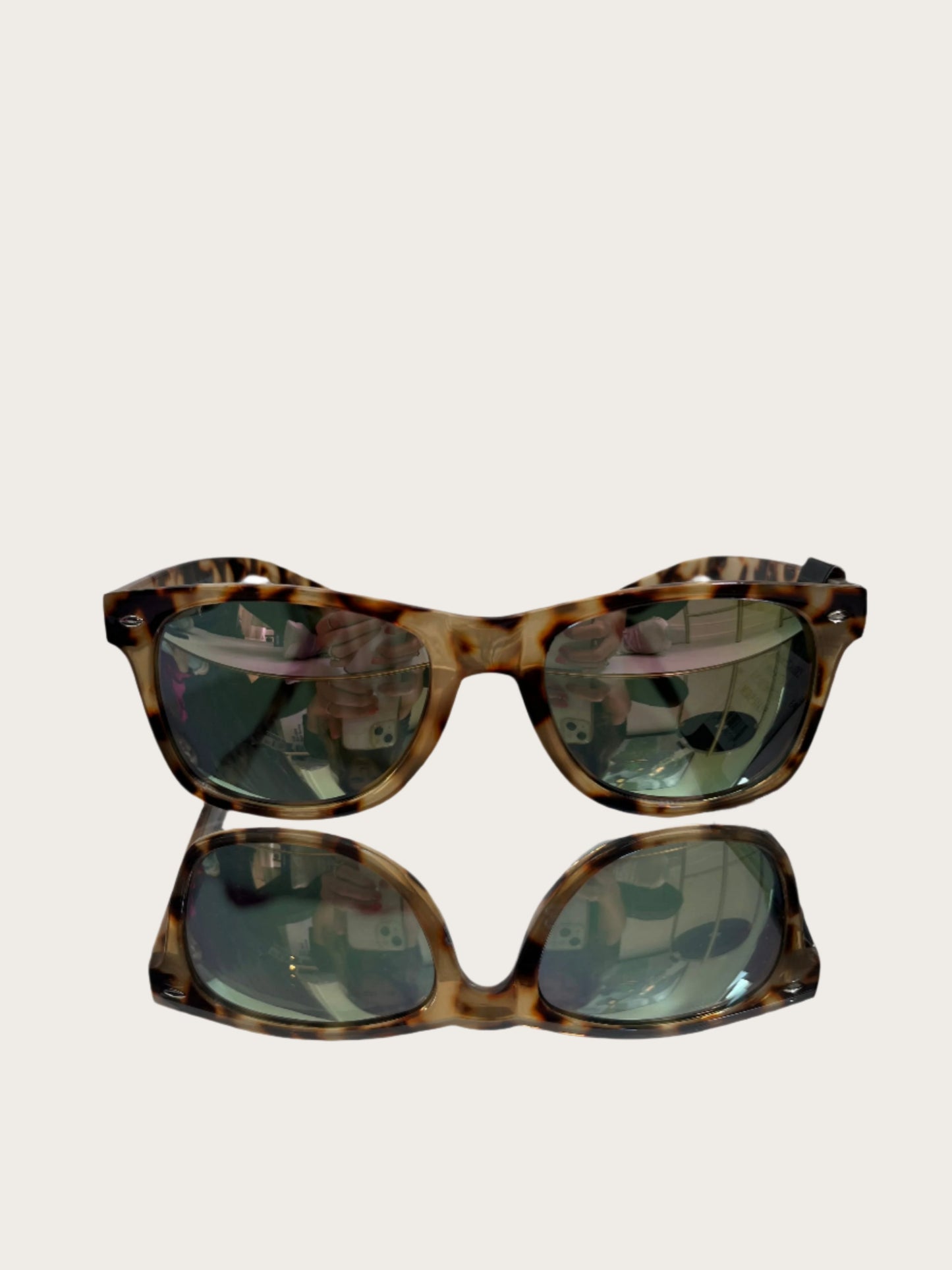 EAB Favorites Tortoise Mirror Lens Sunglasses