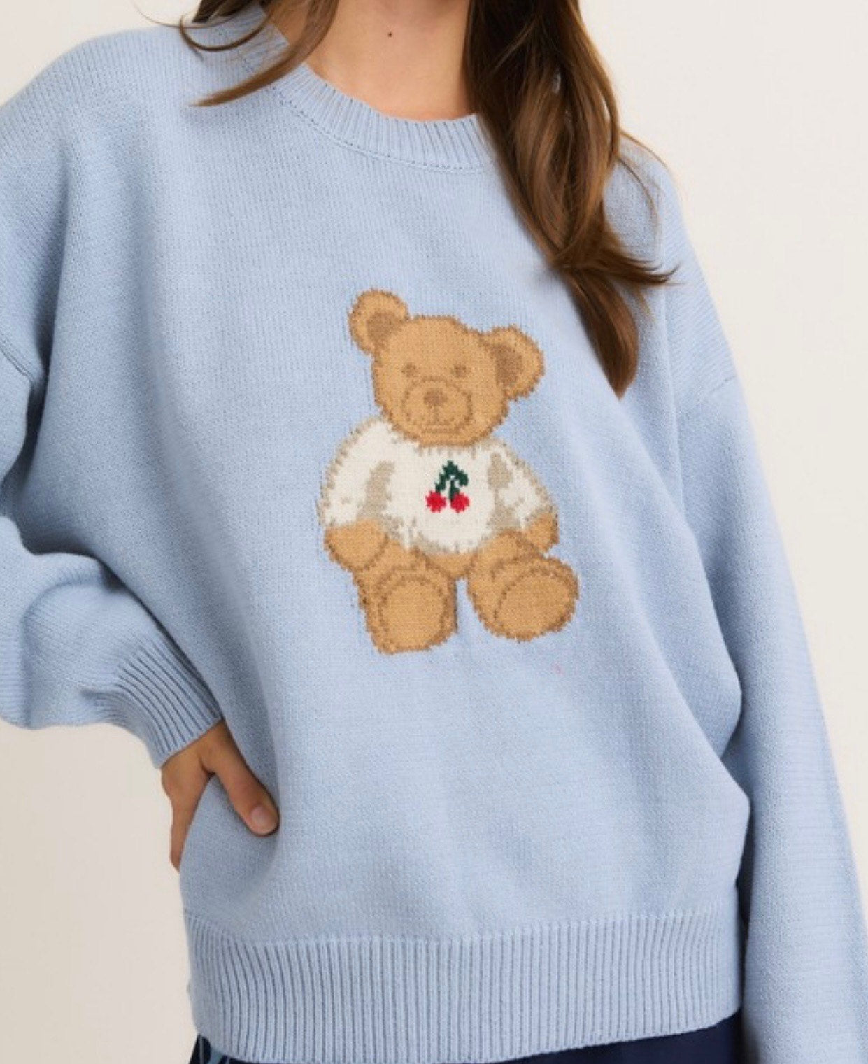 EAB Favorites Cherry Bear Sweater