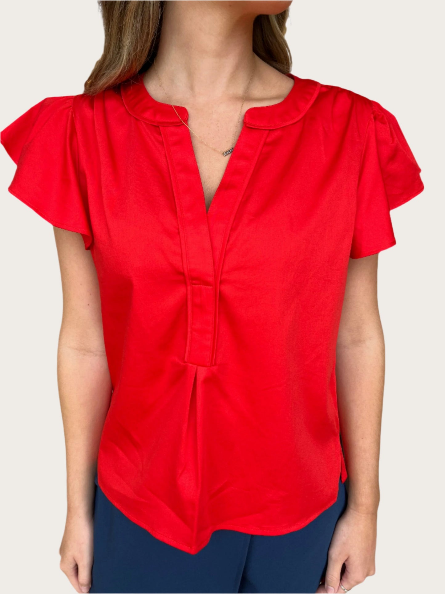 S'edge Tara Top- Parisian Red