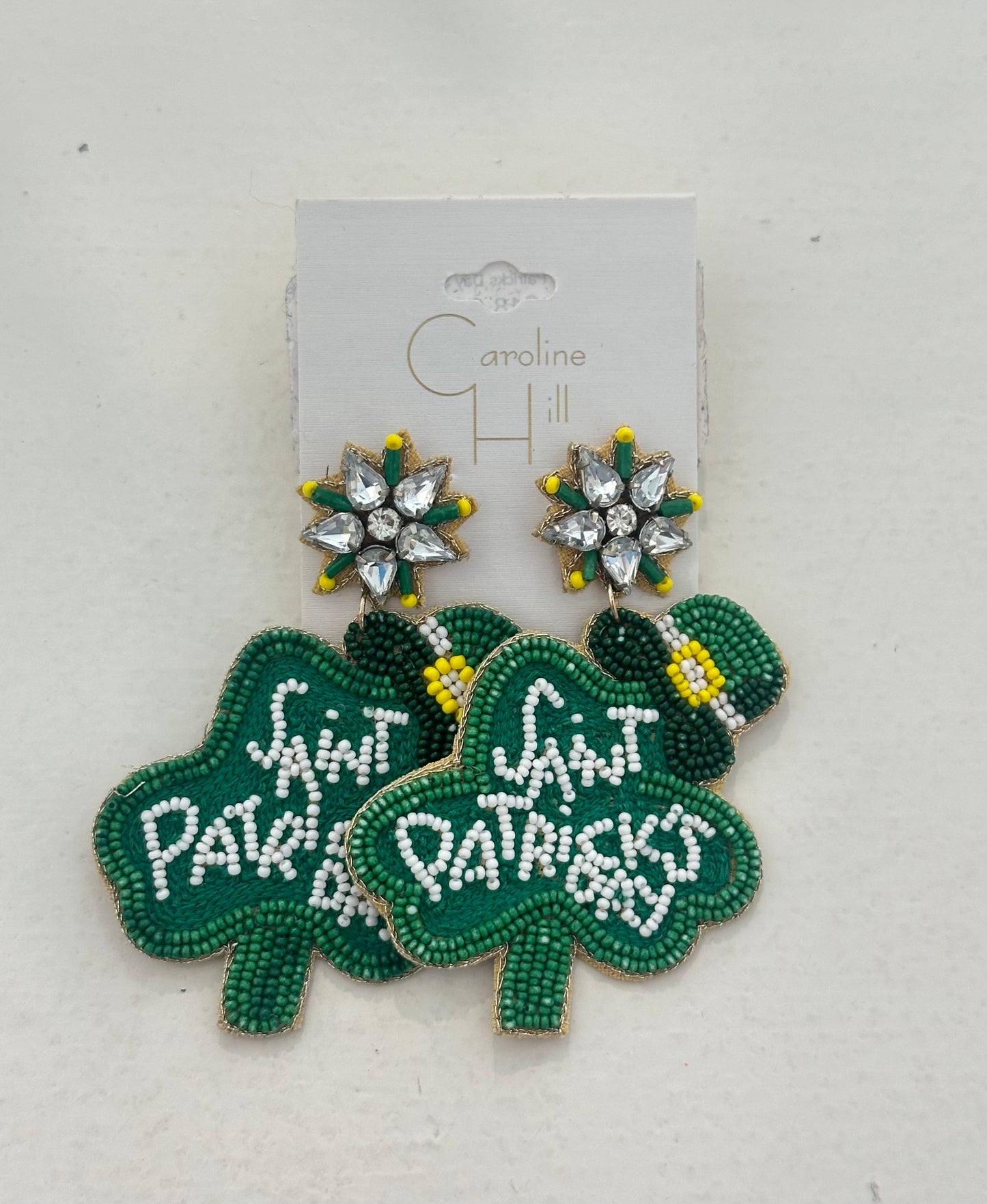 EAB Favorites St. Patricks Day Shamrock Earrings