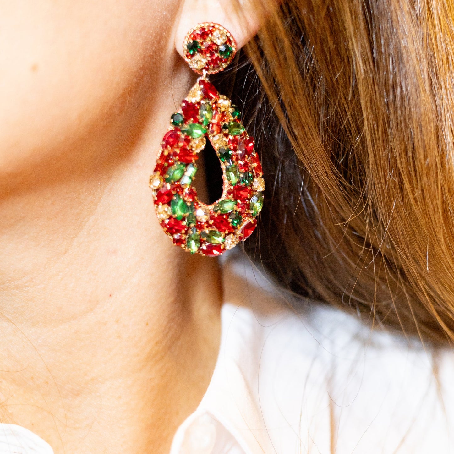 Gaby and Grace Juliet Drop Earrings- Christmas Edition