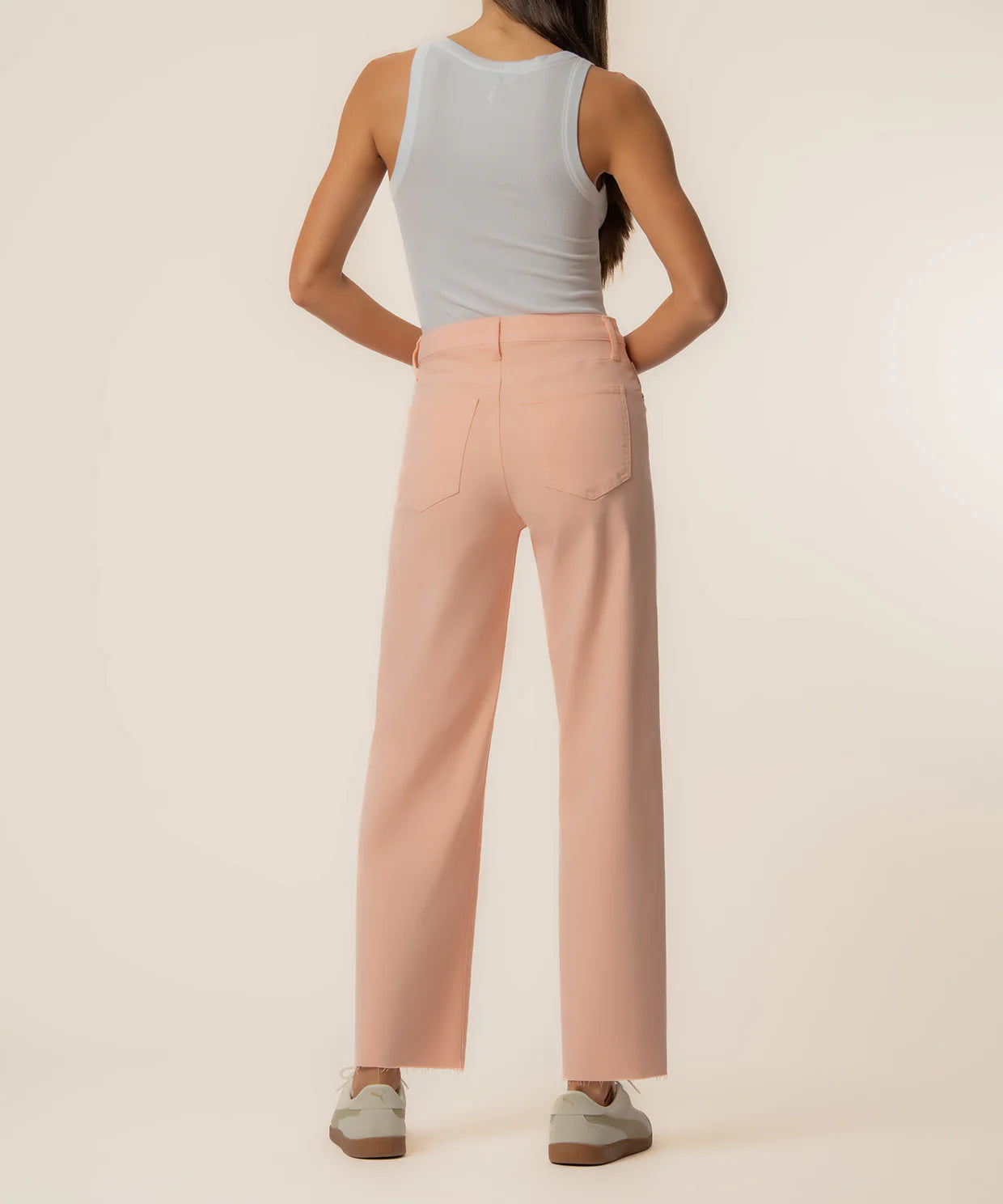 KUT Meg High Rise Wide Leg - Sherbet