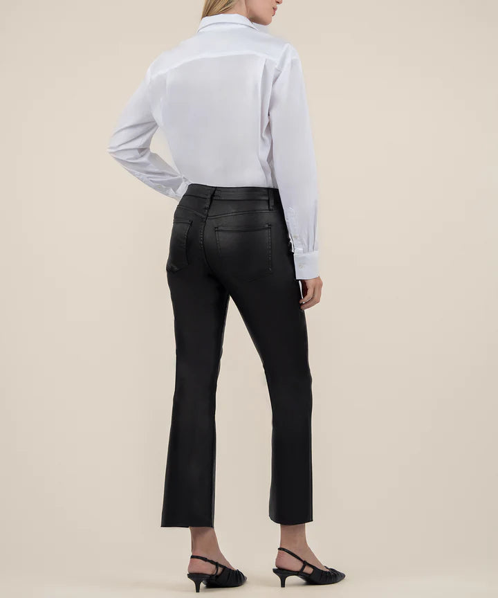 KUT Kelsey High Rise Ankle Flare - Black