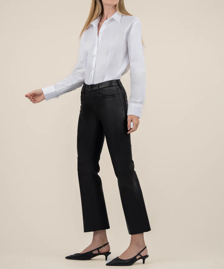 KUT Kelsey High Rise Ankle Flare - Black