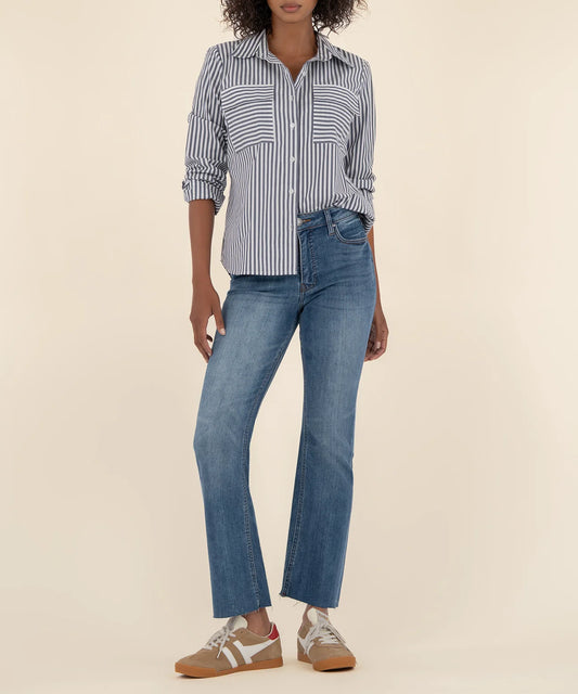 KUT Kelsey High Rise - Rigor Medium Wash